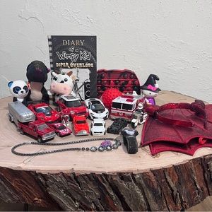 The Red Collection! Kinsmart Cars, Diary of a Wimpy Kid and much more!